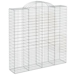 vidaXL Łukowaty kosz gabionowy 200x50x200/220 cm, galwanizowane żelazo