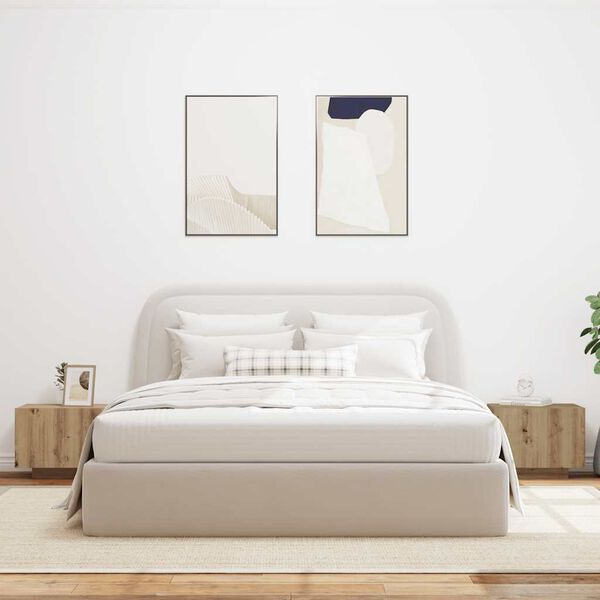 vidaXL Szafka nocna, dąb artisan, 100x35x40 cm