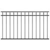vidaXL Panel ogrodzeniowy ASSEN stalowy 163x80 cm czarny
