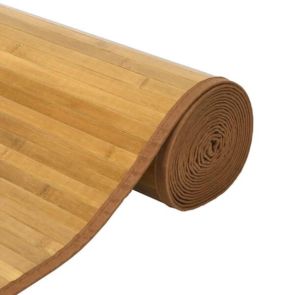 vidaXL Dywan prostokątny, naturalny, 70x100 cm, bambusowy