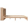 vidaXL Łóżko z regałem, bez materaca, 180x200 cm, lite drewno sosnowe