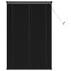 vidaXL Żaluzja wenecka Czarny 150 x 70 cm 25 mm PVC