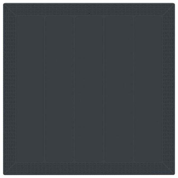 vidaXL Zestaw do jadalni w ogrodzie 3 pcs Antracyt polipropylen