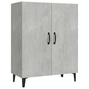 vidaXL Komoda, szarość betonu, 70x34x90 cm, materiał drewnopochodny
