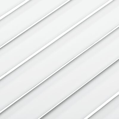vidaXL Drzwi żaluzjowe do szafki, białe, 39,5x49,4 cm, sosnowe