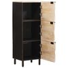 vidaXL Highboard Wykończenie w kolorze białego prania 40 x 33 x 110 cm
