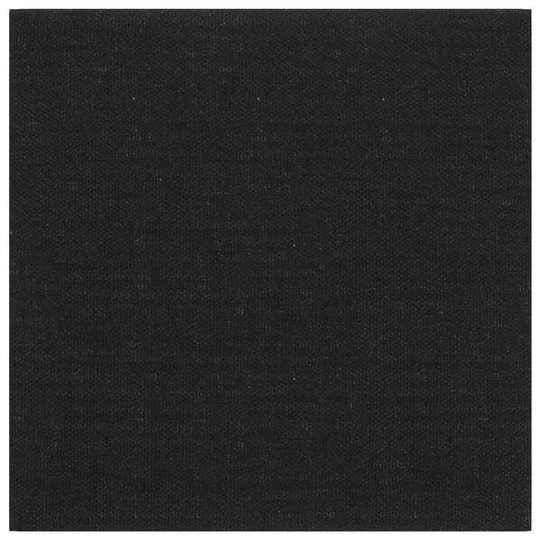 vidaXL Wejściowy zagł&oacute;wek 12 pcs Czarny 30 x 30 cm tkanina