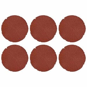 vidaXL Kamień kroczący 6 pcs Czerwony &Oslash; 45 x 1,8 cm Guma