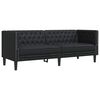 vidaXL Sofa Czarny 194 x 74,5 x 70,5 cm PVC