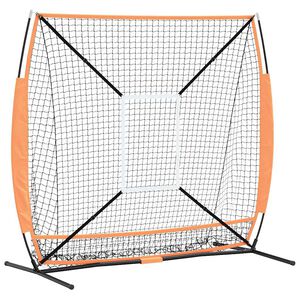 vidaXL Siatka treningowa do baseballu 180 x 89,5 x 152,5 cm