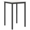 vidaXL St&oacute;ł barowy Biały 70 x 70 x 105 cm Lite drewno sosnowe