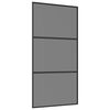 vidaXL Drzwi przesuwne 102 x 205 cm Szkło Hartowane i Aluminium