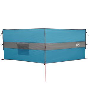 vidaXL Camping Windbreak Niebieski 344x120 cm Wodoodporny