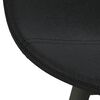 vidaXL Krzesła stołowe, 2 szt., czarne, obite tkaniną