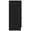 vidaXL Komody 2 pcs Czarny dąb 30 x 30 x 70 cm Materiał drewnopochodny