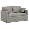 vidaXL Sofa 2 pcs Jasnoszary