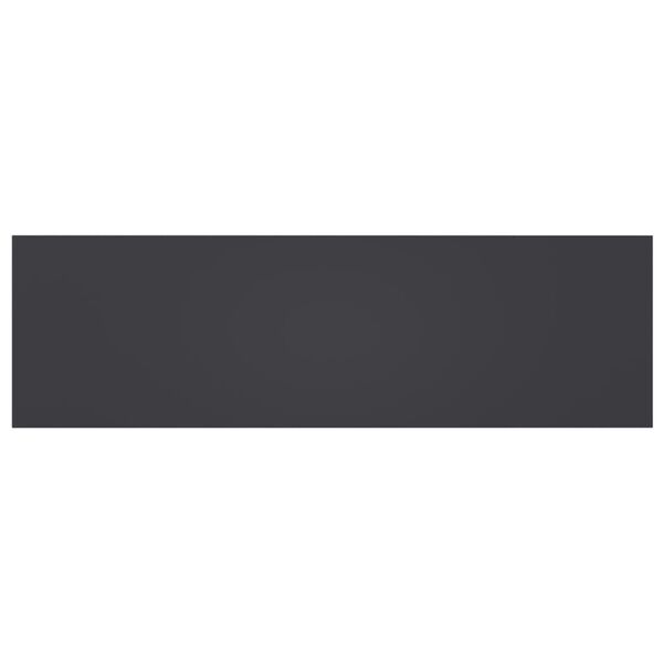 vidaXL P&oacute;łki na książki, 4 szt., szare, 100x30x1,5 cm, płyta wi&oacute;rowa