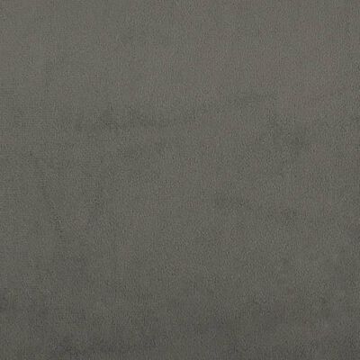 vidaXL Zagłówek do łóżka, ciemnoszary, 80x5x78/88 cm, aksamit
