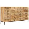 vidaXL Komoda, 160 x 40 x 90 cm, lite drewno mango