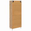 vidaXL Highboard 2 pcs Dąb rzemieślniczy Materiał drewnopochodny