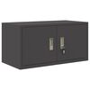vidaXL Szafka do przechowywania Czarny 80 x 40 x 40 cm Stal