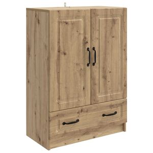 vidaXL Bufet Dąb artisan 66 x 34,5 x 92 cm Drewno inżynieryjne
