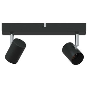 vidaXL Reflektor sufitowy Czarny 26 x 6,5 x 11,5 cm Metal