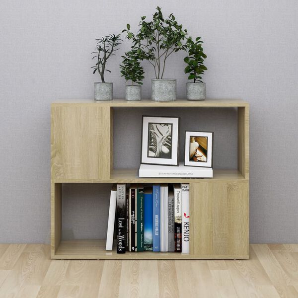 vidaXL Szafka pod telewizor, dąb sonoma, 80x24x63 cm