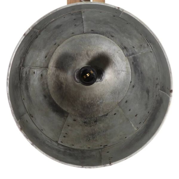 vidaXL Lampa sufitowa 25 W, srebro vintage, 105x30x65-108 cm, E27