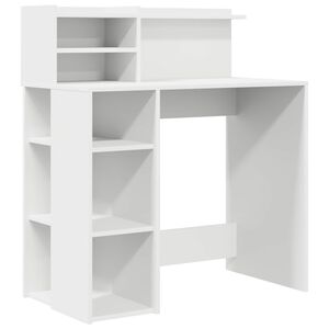 vidaXL Biurko Biały Drewno inżynieryjne 90 x 48 x 101,5 cm