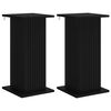 vidaXL Stojak na rośliny 2 pcs Czarny 30,5 x 30 x 60,5 cm