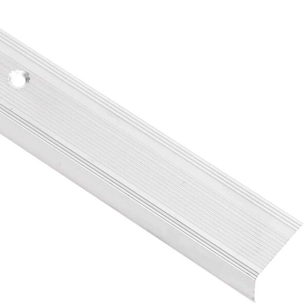 vidaXL Listwy schodowe w kształcie litery L 5 szt. Aluminium 100 cm