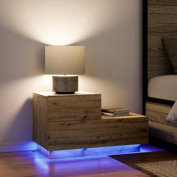 vidaXL Szafka Nocna z szufladą Dąb rzemieślniczy 70 x 36 x 40,5 cm