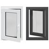 vidaXL Okno piwniczne typu tilt & turn RISOR 60 x 100 cm PVC i szkło