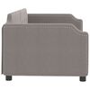 vidaXL Sofa z funkcją spania, kolor taupe, 90x200 cm, obita tkaniną