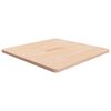 vidaXL Kwadratowy blat do stolika, 70x70x2,5 cm, surowe drewno dębowe