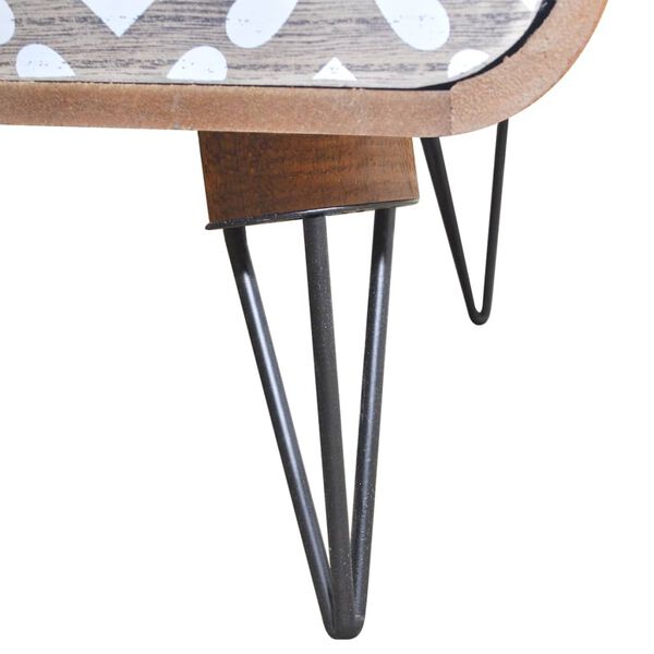 vidaXL Komoda z 3 szufladami, brązowa