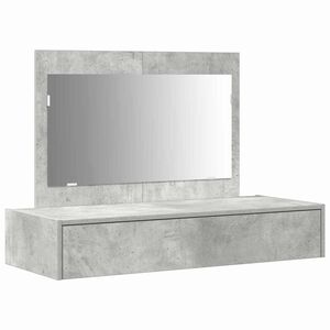 vidaXL Toaletka Szary 100 x 40 x 70 cm Drewno inżynieryjne