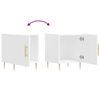 vidaXL Szafki nocne, 2 szt., białe, 40x40x50 cm