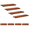 vidaXL Nakładki na schody 8 szt. 90 x 25 x 2 cm brązowy Drewno bukowe