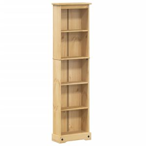 vidaXL Biblioteczka Corona, 46x20x170 cm, lite drewno sosnowe