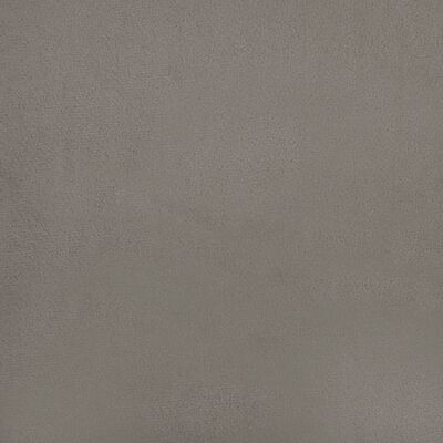 vidaXL Sofa 2-osobowa, jasnoszara, 140 cm, tapicerowana aksamitem