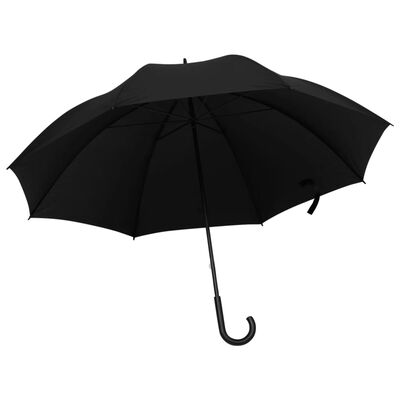 vidaXL Parasolka czarna, 130 cm
