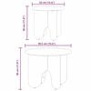 vidaXL Stolik kawowy 2 pcs Naturalny Lite drewno sosnowe