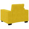 vidaXL Sofa Fotel Ż&oacute;łty 100x78x80 cm Aksamit