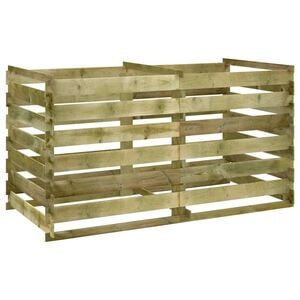 vidaXL Kompostownik, impregnowane drewno sosnowe, 180x90x90 cm