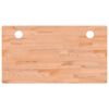 vidaXL Blat do biurka, 110x60x2,5 cm, lite drewno bukowe