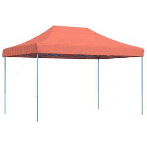 vidaXL Składany namiot imprezowy typu pop-up, terakota, 410x279x315 cm