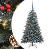 vidaXL Sztuczna choinka z podstawą Zielony 120 cm PVC, plastik i stal