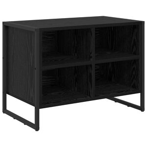 vidaXL Szafka na buty 60 x 35 x 44 cm Drewno inżynieryjne Czarny Dąb